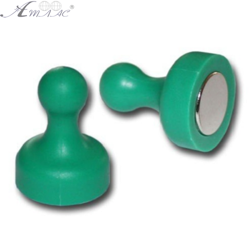 Магнит неодимимовый Пешка для доски 19х25мм 1шт Зеленый темный  02576