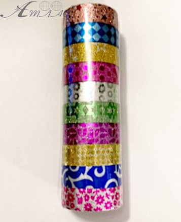 Стрічка клейка для декору, 1,4 см х 2,40 м, в асортименті 397215