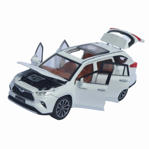 Машинка Автоэксперт Toyota Highlander белая 20см двери свет звук 1980-08 фото 3 Машинка Автоэксперт Toyota Highlander белая 20см двери свет звук 1980-08 фото 3