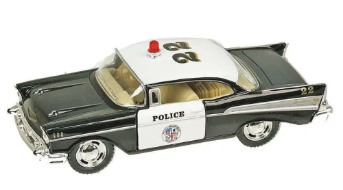 Машинка Kinsmart Chevrolet Bel Air Police 1957 год KT5323W фото 3 Машинка Kinsmart Chevrolet Bel Air Police 1957 год KT5323W фото 3