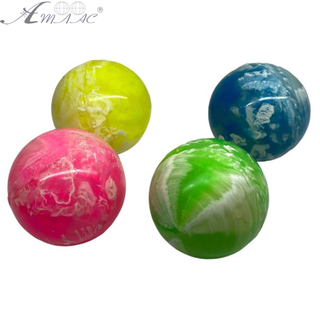 Игрушка Мяч попрыгунчик 5,6 см Мраморнвй микс  05725