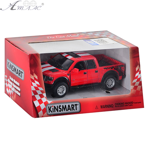 Машинка Kinsmart Ford F-150 SVT Raptor SuperCrew KT5365WY, KT5365WF Машинка Kinsmart Ford F-150 SVT Raptor SuperCrew KT5365WY, KT5365WF