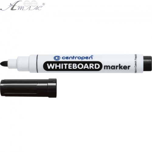 Маркер сухостираемый, Сentropen, круглый, Черный  8559/01