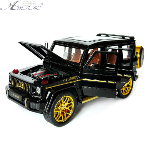 Машинка Автосвіт Mercedes-Benz G-Class кубик чорний 21см AP1860 фото 2 Машинка Автосвіт Mercedes-Benz G-Class кубик чорний 21см AP1860 фото 2