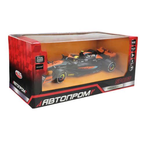 Машинка Автопром F1 McLaren MCL60 2023 год гоночный болид 24см 68287А фото 2 Машинка Автопром F1 McLaren MCL60 2023 год гоночный болид 24см 68287А фото 2