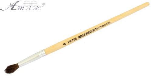 Кисть пони круглая № 6 JO 09455 Кисть пони круглая № 6 JO 09455