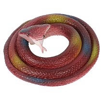 Іграшка силіконова антистрес Змія Кобра Світло - Коричнева у плямах 65 см  02059