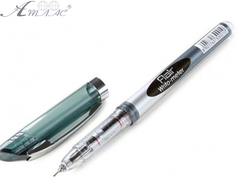 Ручка кулькова Flair Writo - meter 10 км Черная  743