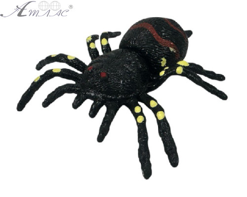 Игрушка силиконовая антистресс Паук черный 6см 06740 Игрушка силиконовая антистресс Паук черный 6см 06740