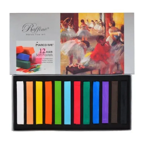 Пастель сухая Marco Raffine fine art 12 цветов  7300-12CB