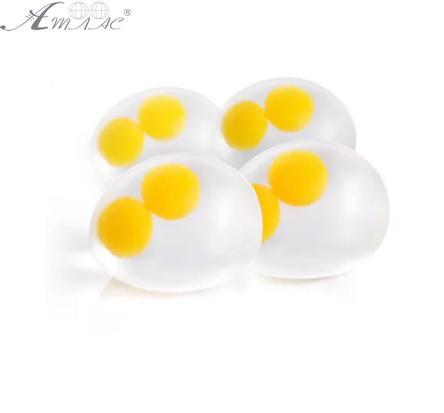 Іграшка Силіконова Антистрес Яйце з двома жовтками 6см 17716 фото 2 Іграшка Силіконова Антистрес Яйце з двома жовтками 6см 17716 фото 2