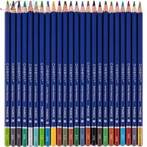 Олівці кольорові Marco Chroma  48 кольорів шестигранні 8010-48CB фото 2