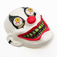 Игрушка Маска Клоун с выпученными глазами Белая  7124