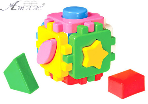 Іграшка Кубик сортер 10 см Технок 1943, 1882 фото 2 Іграшка Кубик сортер 10 см Технок 1943, 1882 фото 2