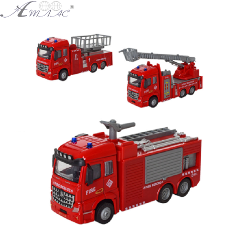 Игрушка Машинка Пожарная  16см свет, звук в коробке XG877-A61A фото 2