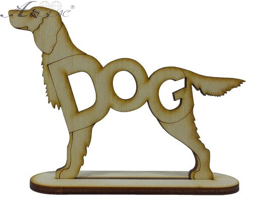 Фигурка фанерная - Песик на подставке № 22 лабрадор 10,5 х 14 см AS-4798, В-0326 Фигурка фанерная - Песик на подставке № 22 лабрадор 10,5 х 14 см AS-4798, В-0326