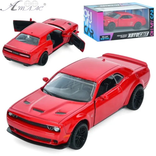 Машинка Автосвіт Dodge Challenger SRT Demon 2023 рік AS-3016 Машинка Автосвіт Dodge Challenger SRT Demon 2023 рік AS-3016