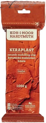 Пластилін "K-I-N" Keraplast 1000 г терракотовий 131707