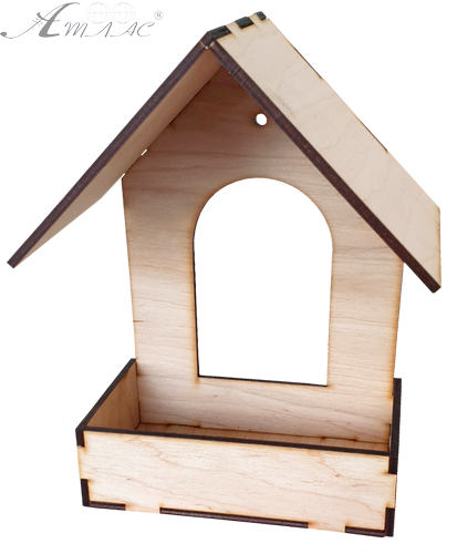 Годівничка № 1 маленька, до стіни 16 х 10 х 21 см AS-4273, F-0230 фото 2 Годівничка № 1 маленька, до стіни 16 х 10 х 21 см AS-4273, F-0230 фото 2