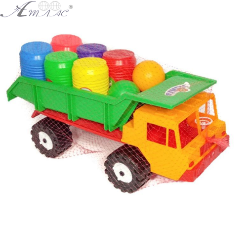 Іграшка Пластикова Машинка Самоскид з діжками 42 см Бамсик  3684 