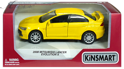 Машинка Kinsmart Mitsubishi Lanser Evolution X, спорт  KT5329W