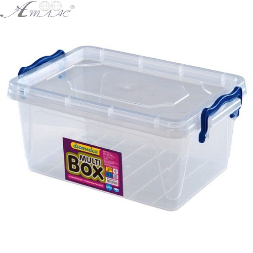 Контейнер харчовий з ручками 3л 25,5*16,5*10,5 см пластик А-16 Контейнер харчовий з ручками 3л 25,5*16,5*10,5 см пластик А-16