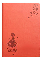 Блокнот ЧГ 145 х 210 мм 100 л Девушка, микс, цветные торцы GA5 118625