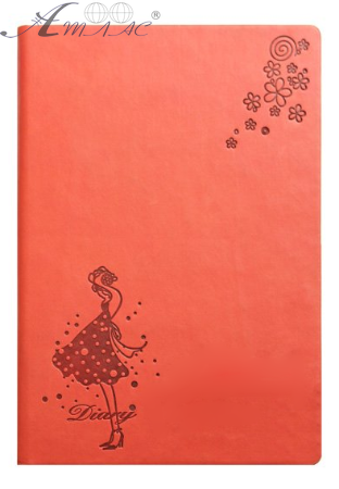 Блокнот ЧГ 145 х 210 мм 100 л Дівчина, мікс, кольорові торці GA5 118625