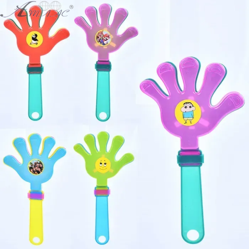 Игрушка Ладошки хлопающие пластик 23см микс цветов 11420 Игрушка Ладошки хлопающие пластик 23см микс цветов 11420