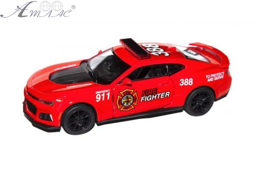 Машинка Kinsmart Chevrolet Camaro ZL1 пожежна 2017 KT5399WPR Машинка Kinsmart Chevrolet Camaro ZL1 пожежна 2017 KT5399WPR