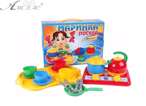 Игрушка Набор Посудки Маринка  19 предметов Технок 1554