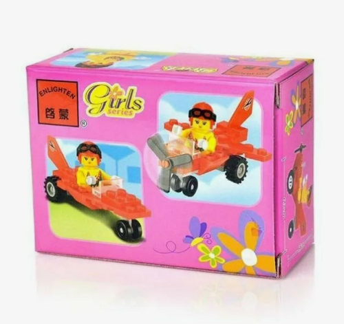 Игрушка Конструктор Brick Мини-самолёт 25 деталей 1207 фото 2 Игрушка Конструктор Brick Мини-самолёт 25 деталей 1207 фото 2