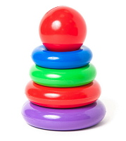 Игрушка Пирамида пластиковая 12 х 17 см Орион  573в6