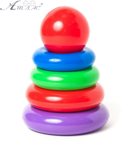 Игрушка Пирамида пластиковая 12 х 17 см Орион 573в6 Игрушка Пирамида пластиковая 12 х 17 см Орион 573в6