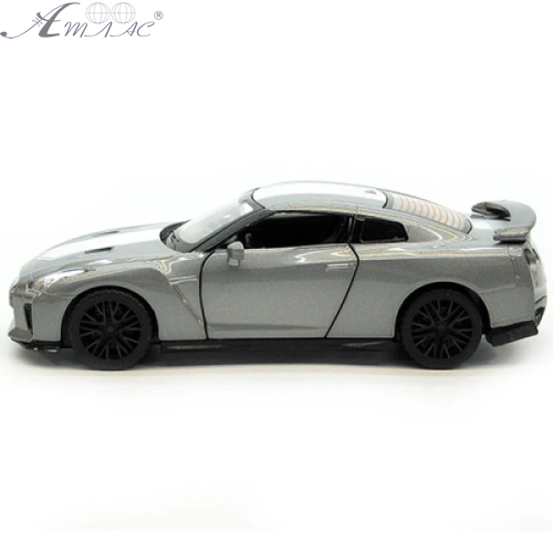 Машинка Автопром Nissan GT-R R35 Сіра метал світло звук 13см 68469 фото 2 Машинка Автопром Nissan GT-R R35 Сіра метал світло звук 13см 68469 фото 2