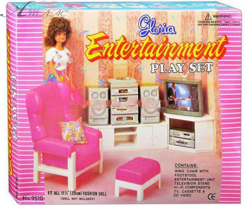 Лялькові меблі набір Gloria Телевізор  9510 фото 2