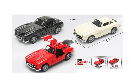 Машинка Die-Cast Mersedes-Benz 300SL 1954г металл 12см без коробки 13448 Машинка Die-Cast Mersedes-Benz 300SL 1954г металл 12см без коробки 13448