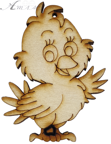 Фигурка фанерная - Петушок цыпленок 5 х 7 см AS-4698, В-0177 Фигурка фанерная - Петушок цыпленок 5 х 7 см AS-4698, В-0177