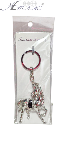 Брелок Лошадь 26 год лошади! металл с камнями черное седло 13247 Брелок Лошадь 26 год лошади! металл с камнями черное седло 13247