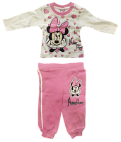 Набір Футболка з довгим рукавом та штани, для дівчинки, Мінні JNE р. 0,5-1,5 р 02366