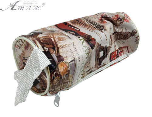 Пенал школьный JO Ретро Авто клеёнка, тубус Микс YT1398 фото 2 Пенал школьный JO Ретро Авто клеёнка, тубус Микс YT1398 фото 2