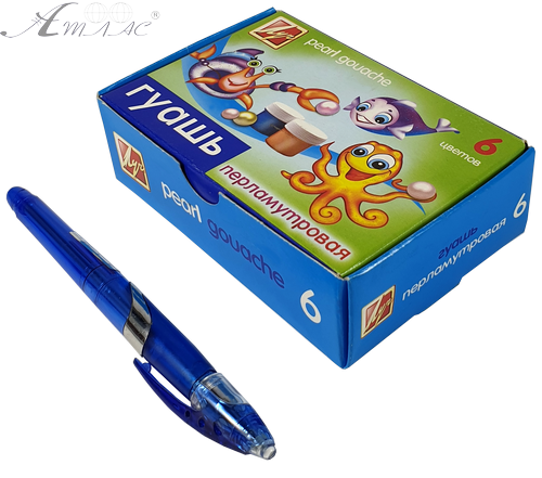 Гуашь набор Луч - Перламутровая 6 цветов 20мл фото 2 Гуашь набор Луч - Перламутровая 6 цветов 20мл фото 2