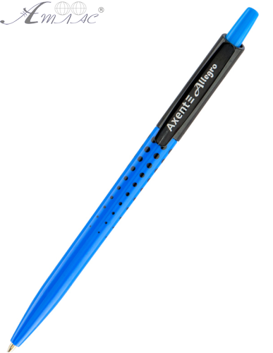 Ручка кулькова Axent Allegro 0,5 мм синя автомат АВ 1041- А фото 2 Ручка кулькова Axent Allegro 0,5 мм синя автомат АВ 1041- А фото 2