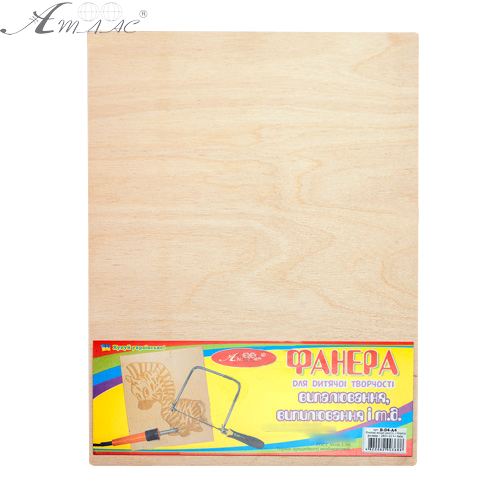 Фанера для выпиливания и выжигания А 4 - 9 мм 214 х 283 мм AS-0702, В-09-A4 Фанера для выпиливания и выжигания А 4 - 9 мм 214 х 283 мм AS-0702, В-09-A4