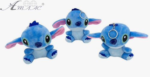 Брелок мягкий Стич мягкий брелок-подвес 11см 07876 Брелок мягкий Стич мягкий брелок-подвес 11см 07876