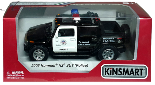 Машинка Kinsmart Hummer H2 SUТ 2005 Police KT5097WР Машинка Kinsmart Hummer H2 SUТ 2005 Police KT5097WР
