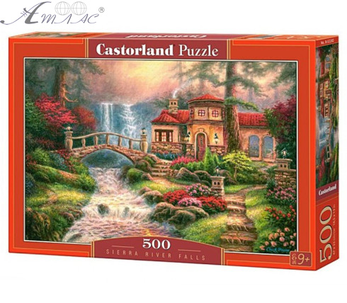 Іграшка Пазл 500 Дім біля струмка 47 х 33 см Castorland B-52202 Іграшка Пазл 500 Дім біля струмка 47 х 33 см Castorland B-52202