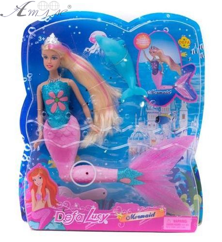 Лялька Defa Русалочка світиться хвіст 8243 Лялька Defa Русалочка світиться хвіст 8243