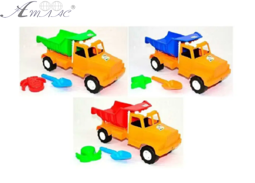 Игрушка Машинка Муссон с лопаткой и пасочкой пластик Орион 061 фото 2 Игрушка Машинка Муссон с лопаткой и пасочкой пластик Орион 061 фото 2