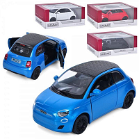 Машинка Kinsmart Fiat 500е инерционная металл  KT5440W